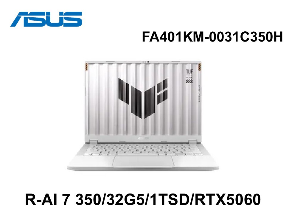 ASUS 華碩 FA401KM-0031C350H 14吋電競筆電《月光銀》Ryzen  AI7 350/16G/512SD/RTX5060