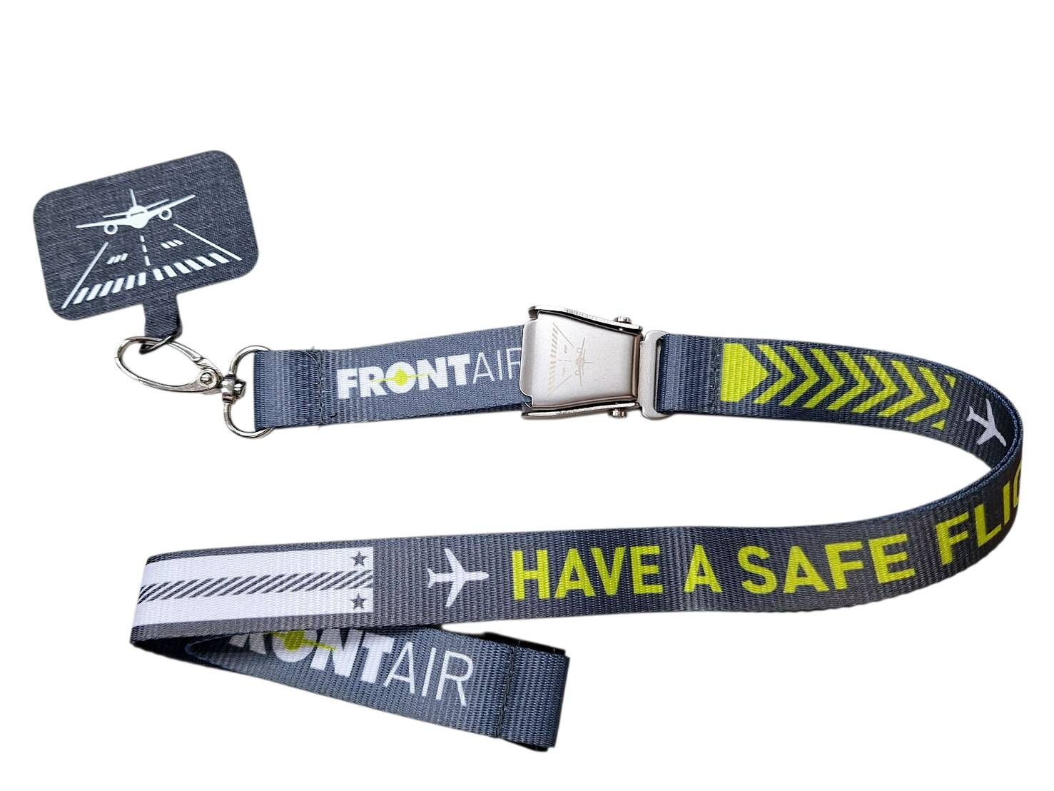 FRONT AIR 兩用安全帶扣手機掛繩證件帶