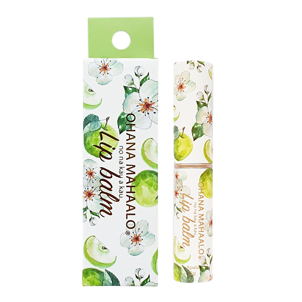 OHANA MAHAALO 鮮果潤唇啵棒3g(蘋果)