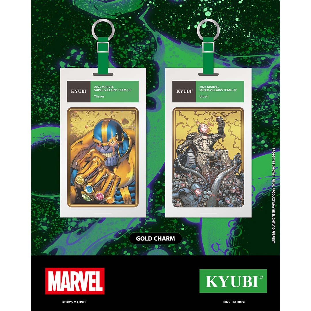 KYUBI Charm 金屬收藏掛飾盲盒第7彈-漫威經典反派角色