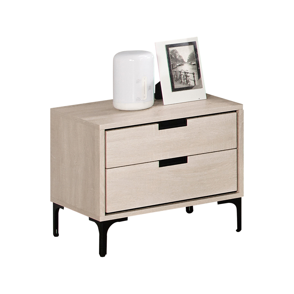 奈迪1.8尺床頭櫃/二抽收納櫃/置物櫃