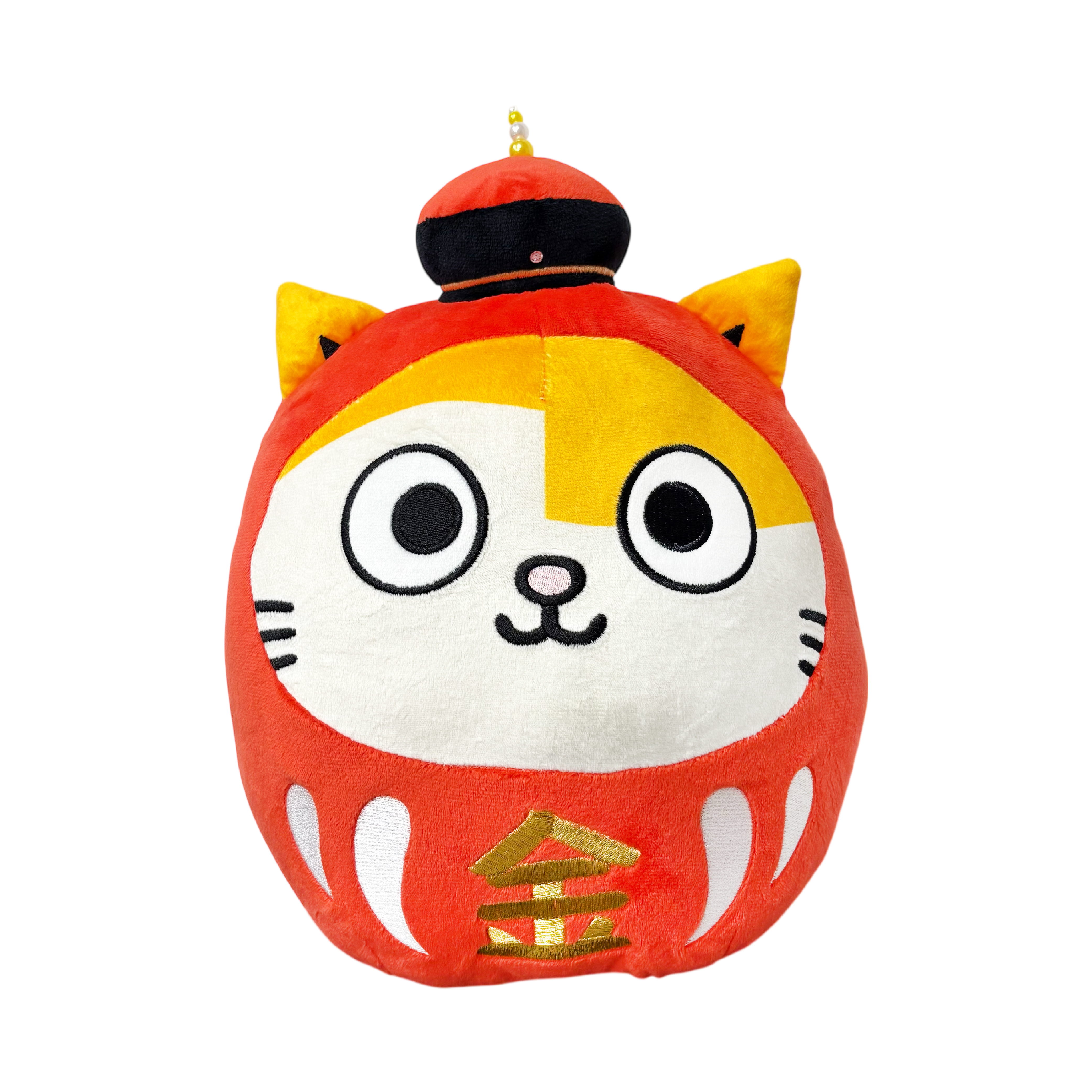 黃阿瑪-絨毛娃娃-達摩款金-12吋