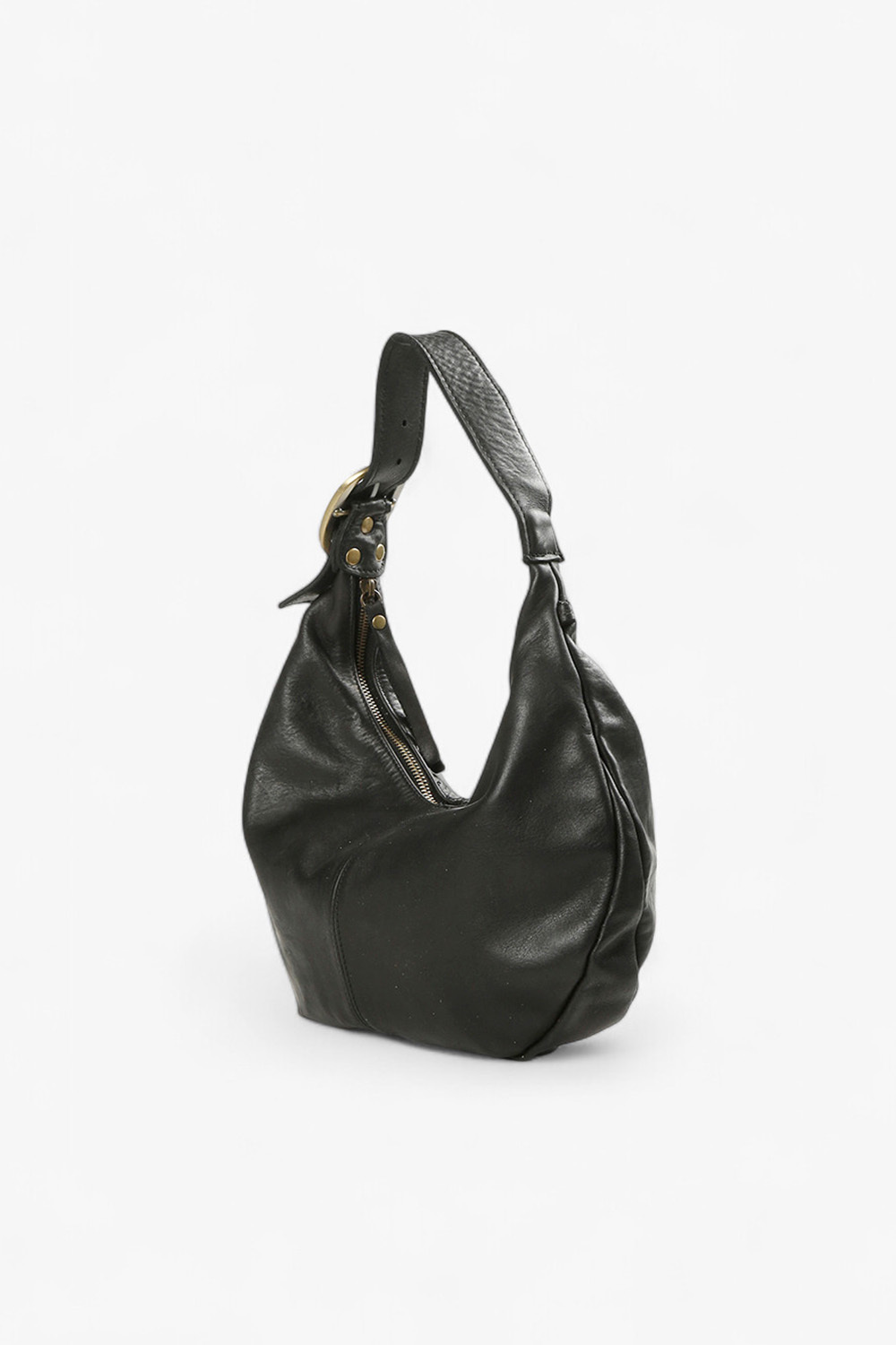 Halo 半月肩背包 黑色