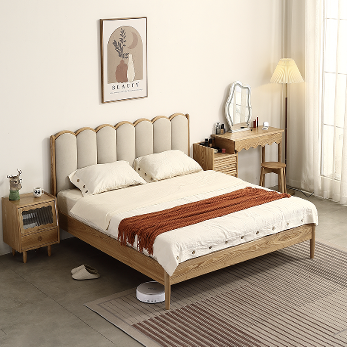 〖特惠款〗夢伴實木床架 FP-0126