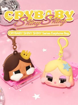 POPMART CRYBABY SHINY SHINY系列-耳機包 (H7 PO54)