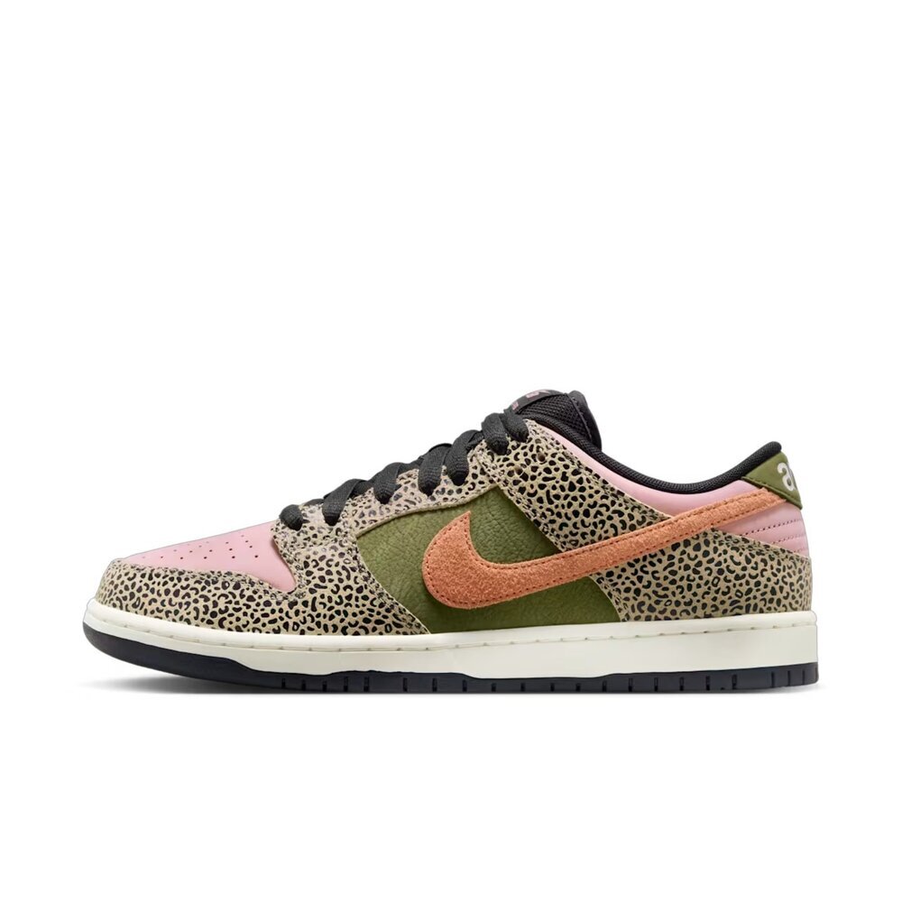 Nike SB Dunk Low Khaki 粉綠豹紋 IH3211-200