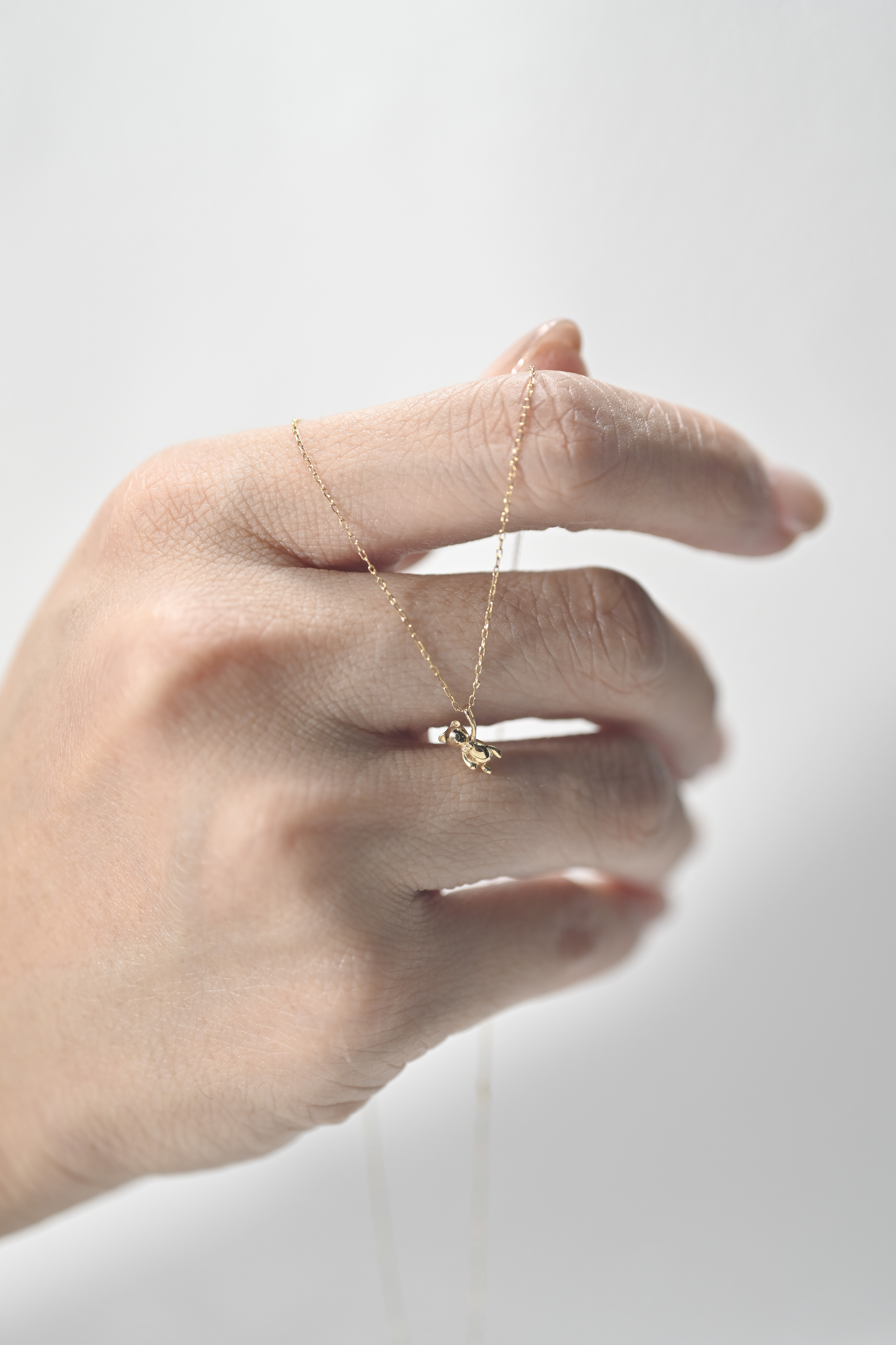 18K Little Gummy Bear necklace / Pendant