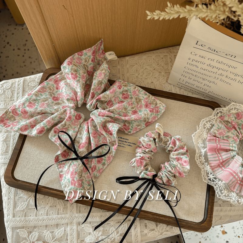[3 FOR RM10] Annie Rose Bow Scrunchies
