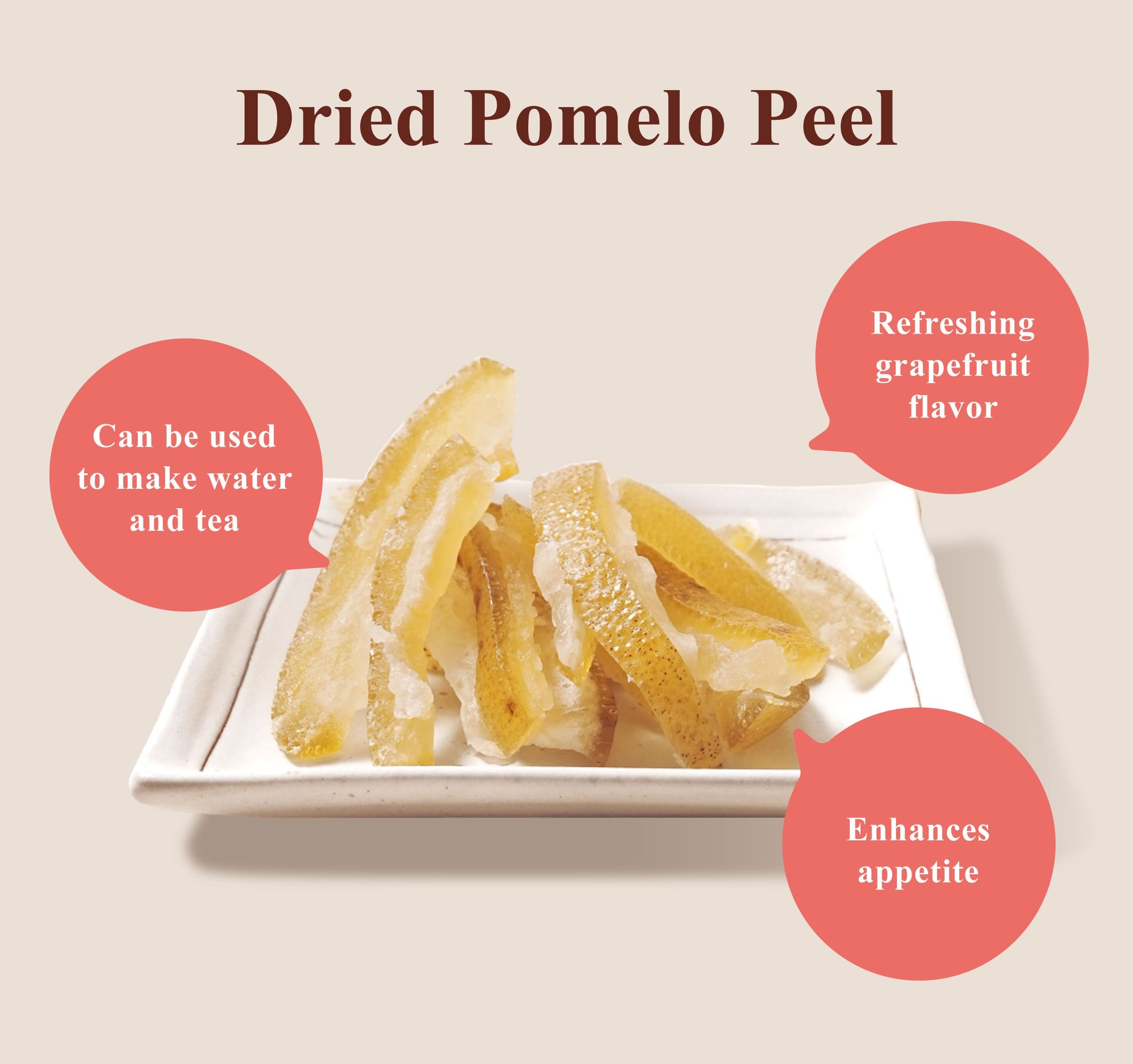 Dengyi Dried Pomelo Peel Features