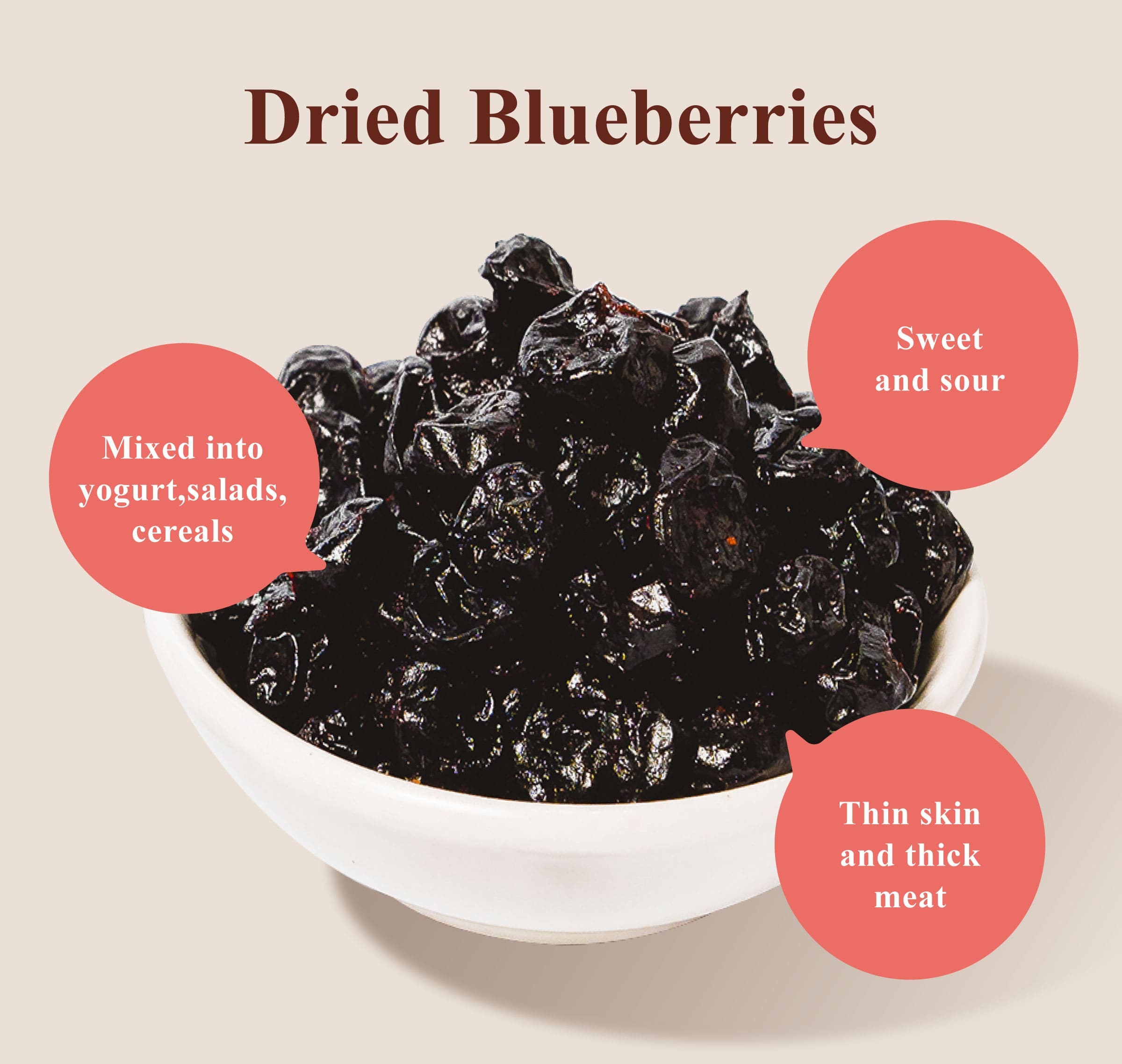 Dengyi Dried Blueberries Features