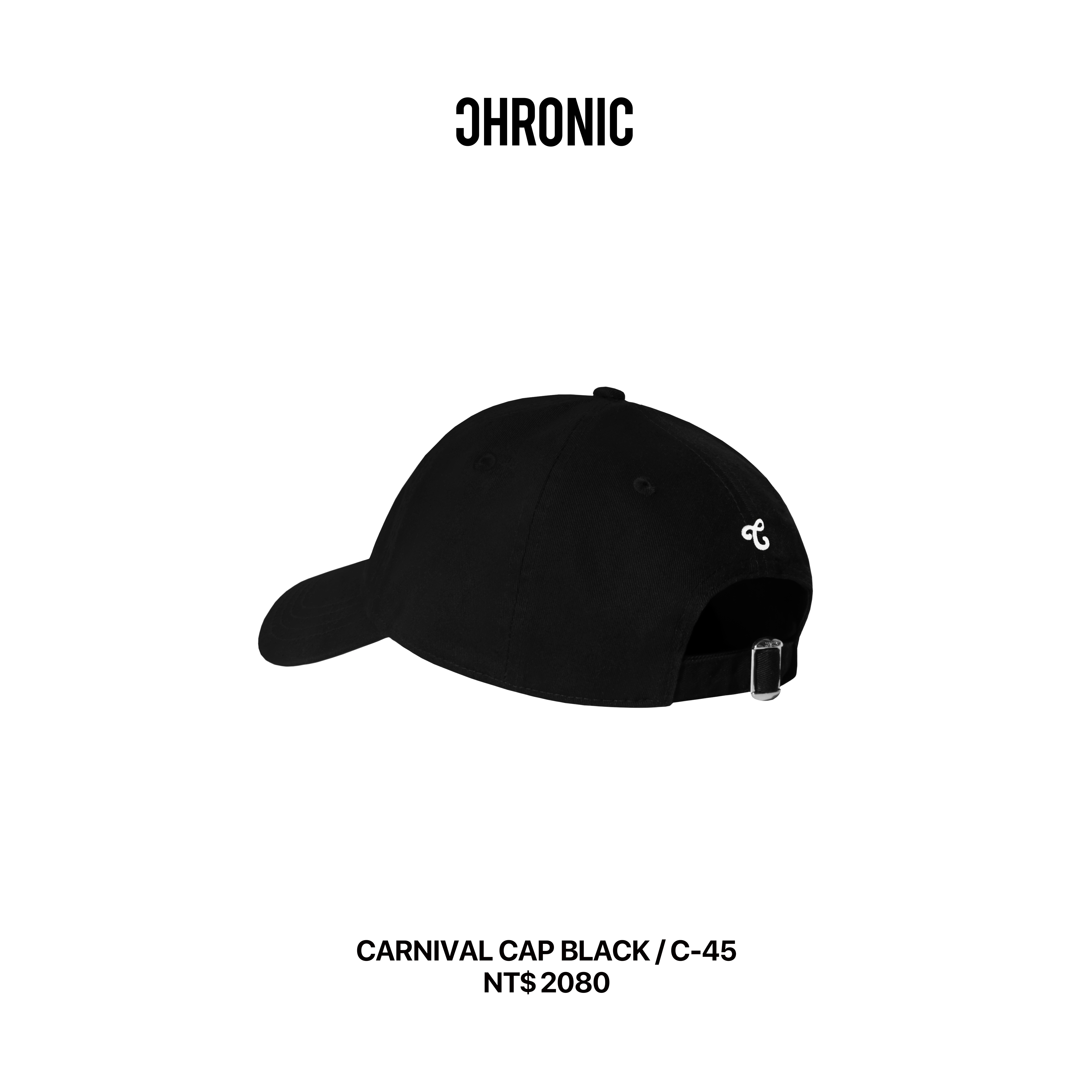 CARNIVAL CAP BLACK / C-45