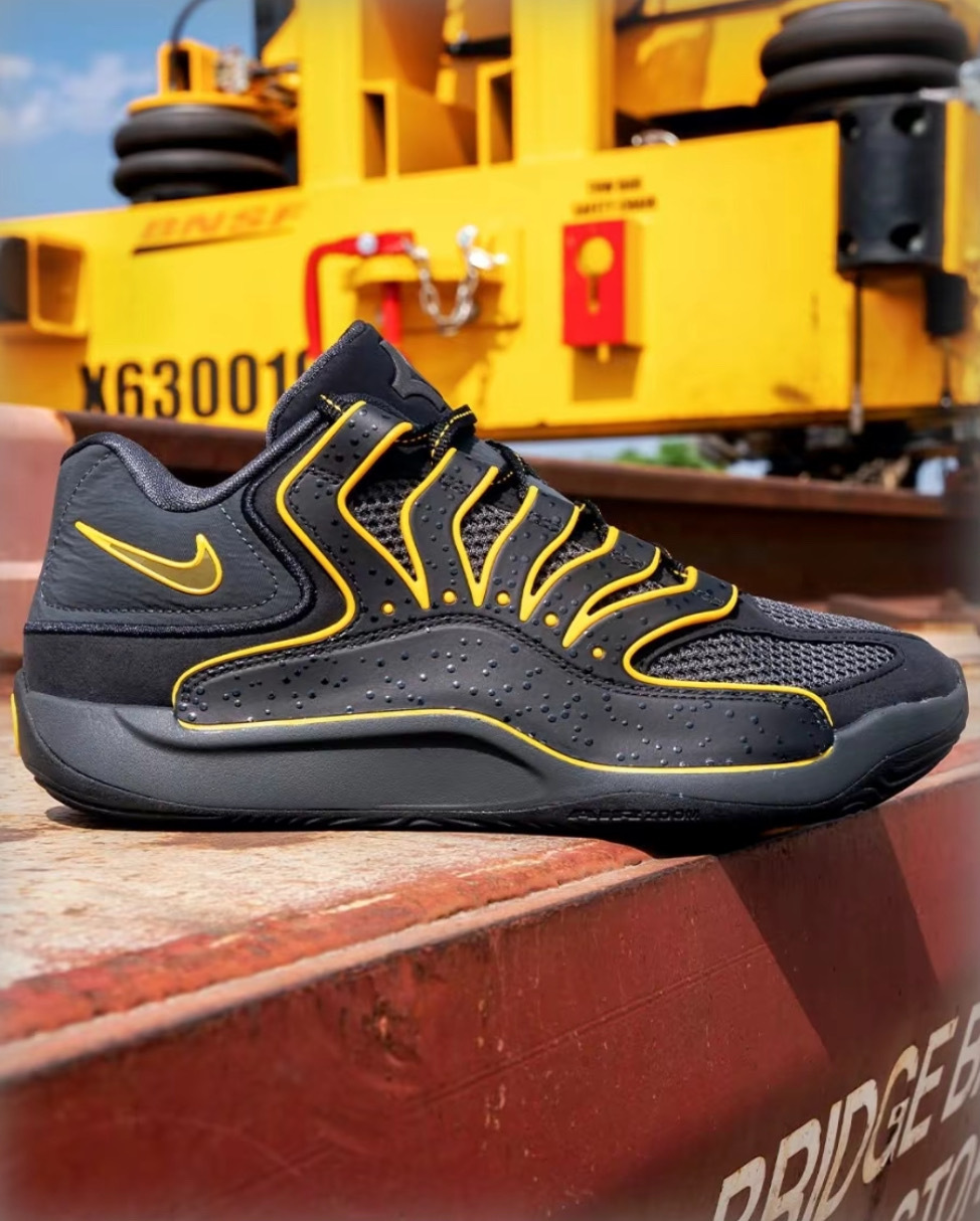 男鞋 NIKE KD18 EP 李小龍 黑黃 氣墊 實戰 緩震 透氣 籃球鞋 運動鞋【HV1991-002】NIKEKD