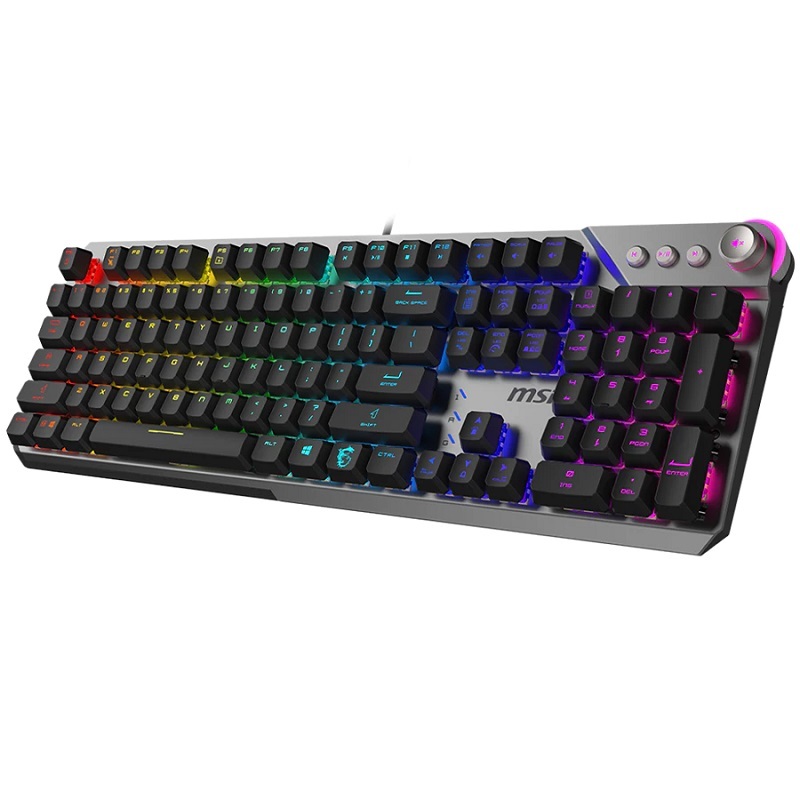 米特3C數位–MSI 微星 STRIKE 600 SILENT TC 終極靜音電競鍵盤 機械鍵盤