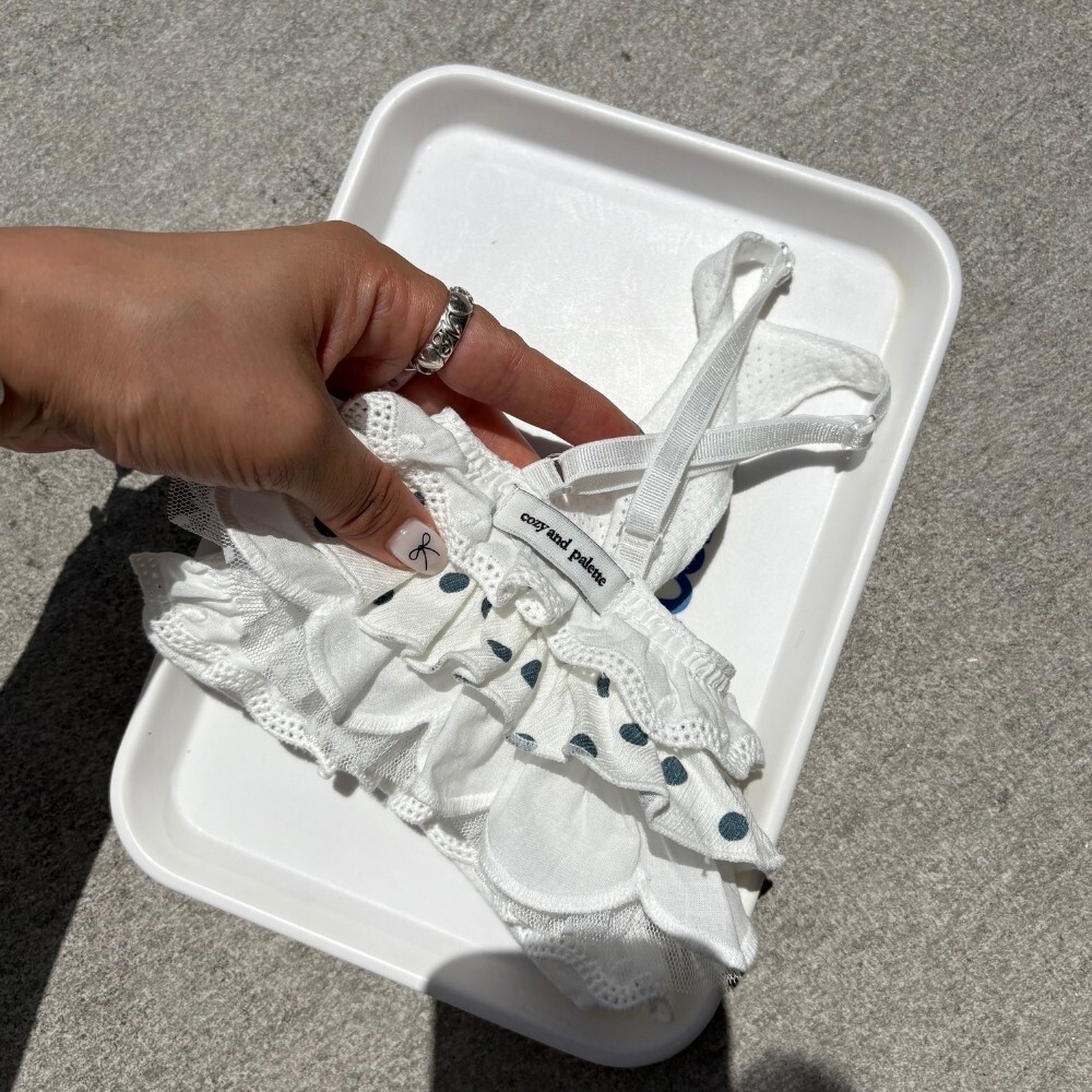 COZY-N 多層次波點迷你裙