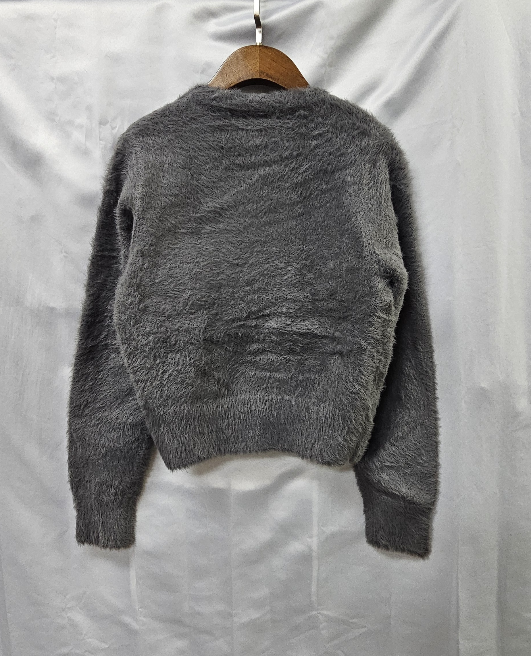 現貨 孖襟仿毛外套（清貨價貨品，不設退換） (AT675)