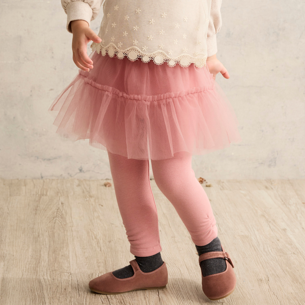 PIPPY浪漫蓬蓬網紗裙內搭褲 玫瑰