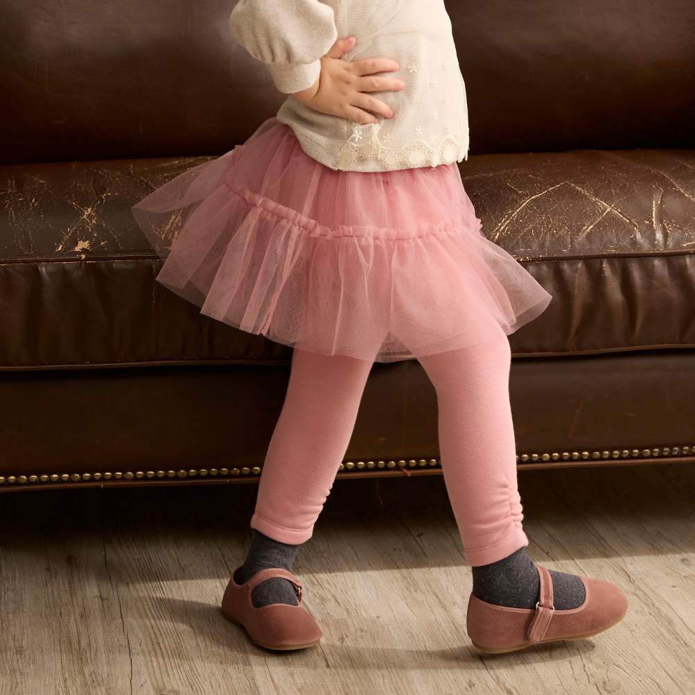 PIPPY浪漫蓬蓬網紗裙內搭褲 玫瑰