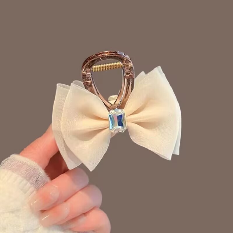 [3 FOR RM10] Premium Double-Sided Mesh Bow Hair Claw