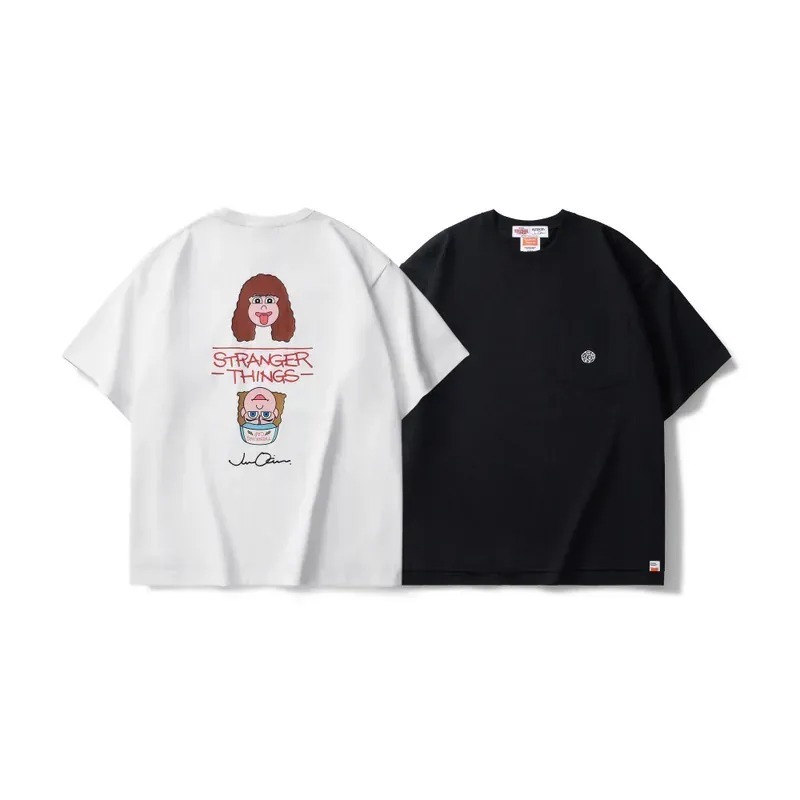 Filter017 X 怪奇物語 艾迪與達斯汀口袋短T