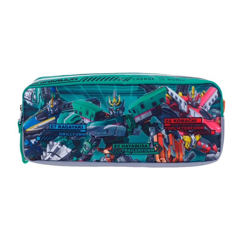 Shinkalion 雙拉鏈筆袋 SK-8391-1