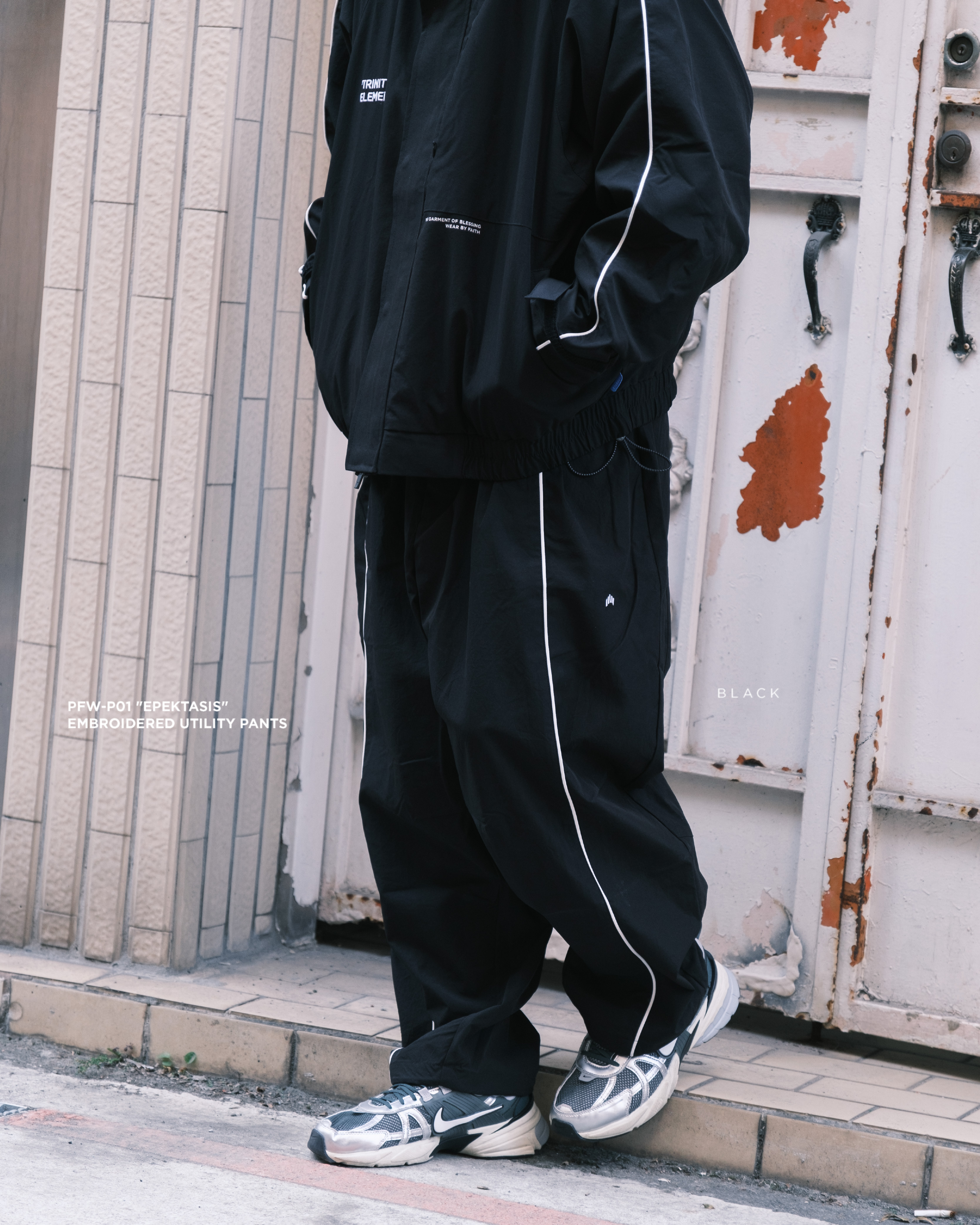 Apostle PFW-P01 "Epektasis" Embroidered Utility Pants