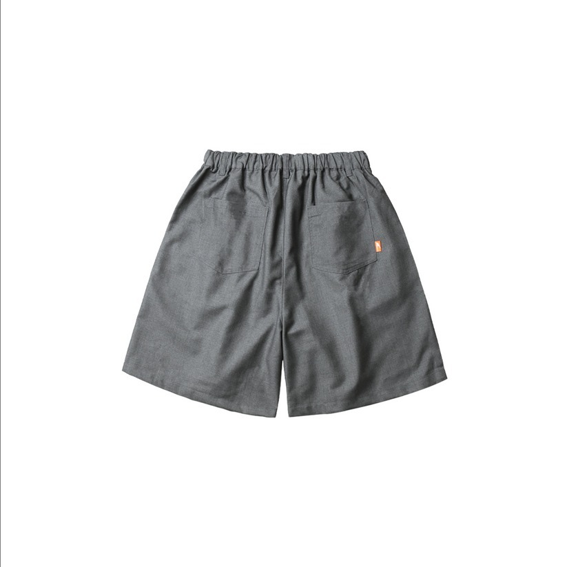 AA Grey Pleated Shorts