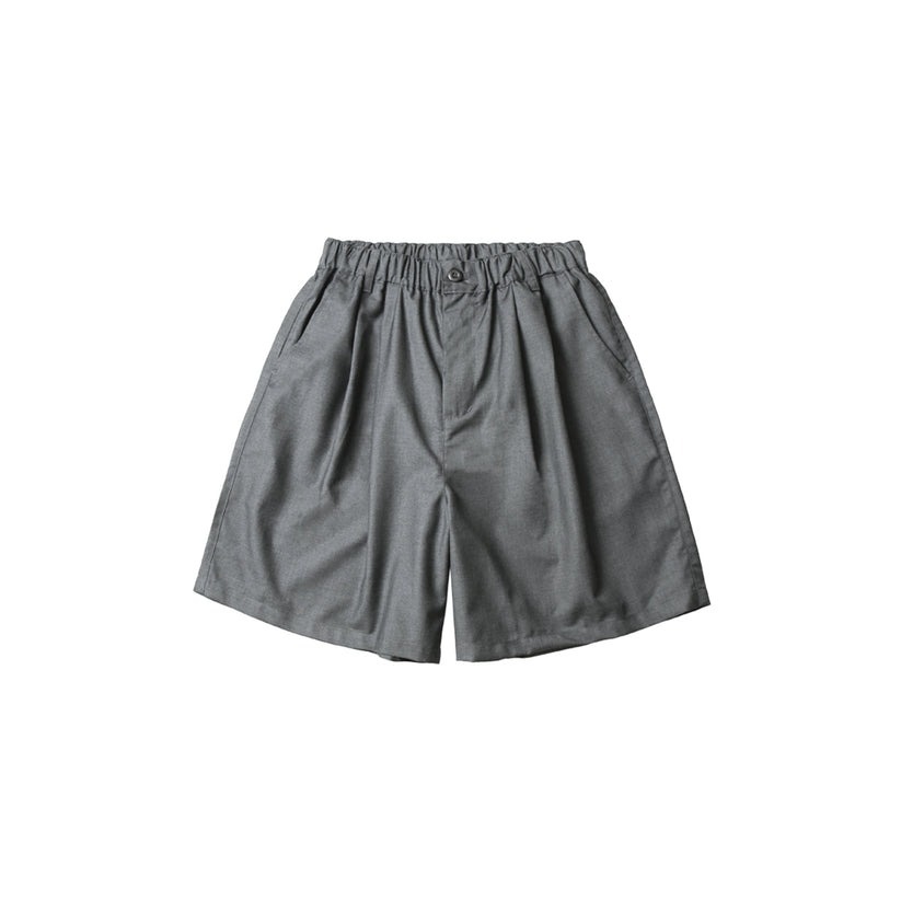 AA Grey Pleated Shorts