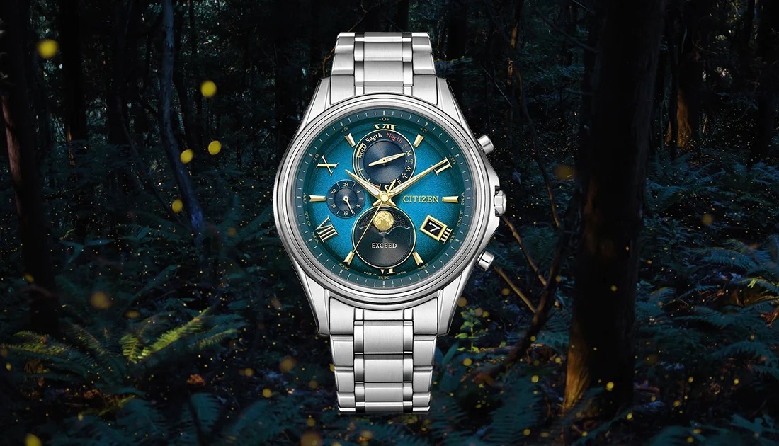 星辰 Citizen Exceed “Firefly Night” BY1020-61W 男裝 and ES9470-68W 女士 , 情侶款  光動能電波腕錶限量版