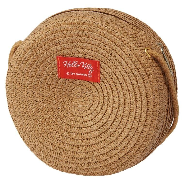 Hello Kitty 圓形草編包