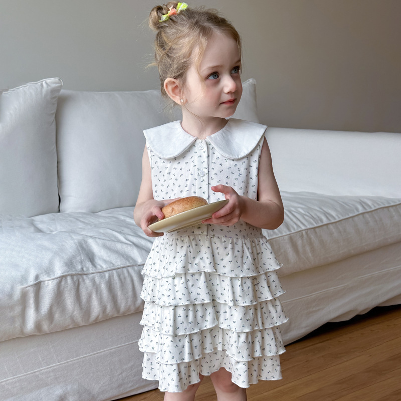 25夏 娃娃領蛋糕裙