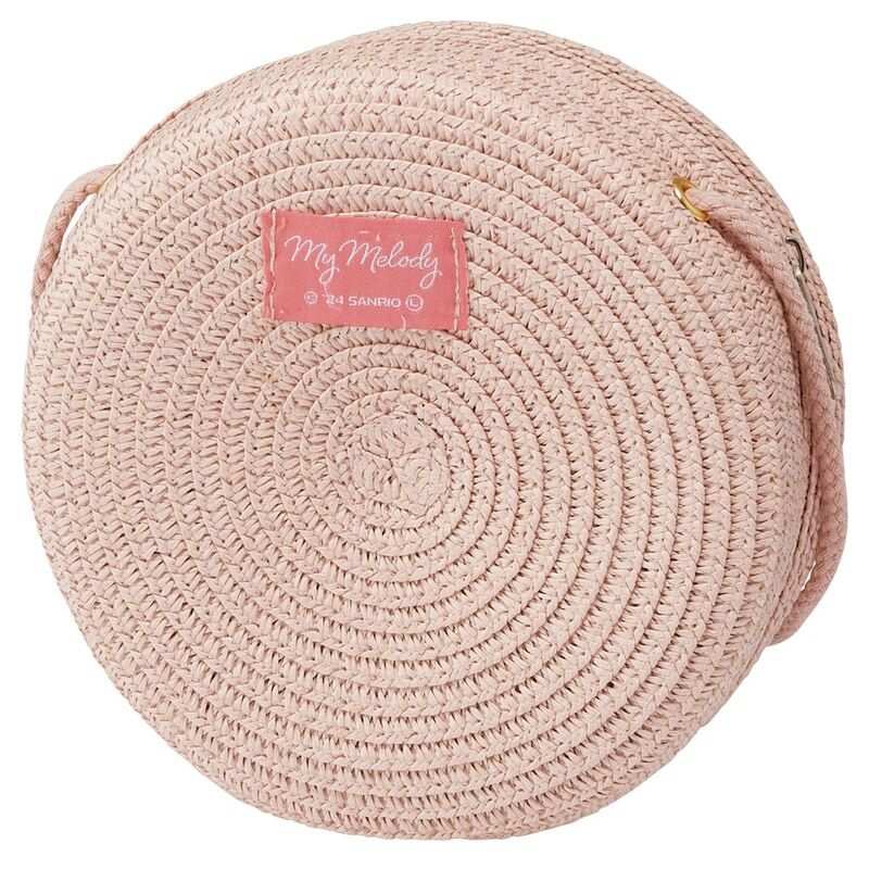My Melody 圓形草編包
