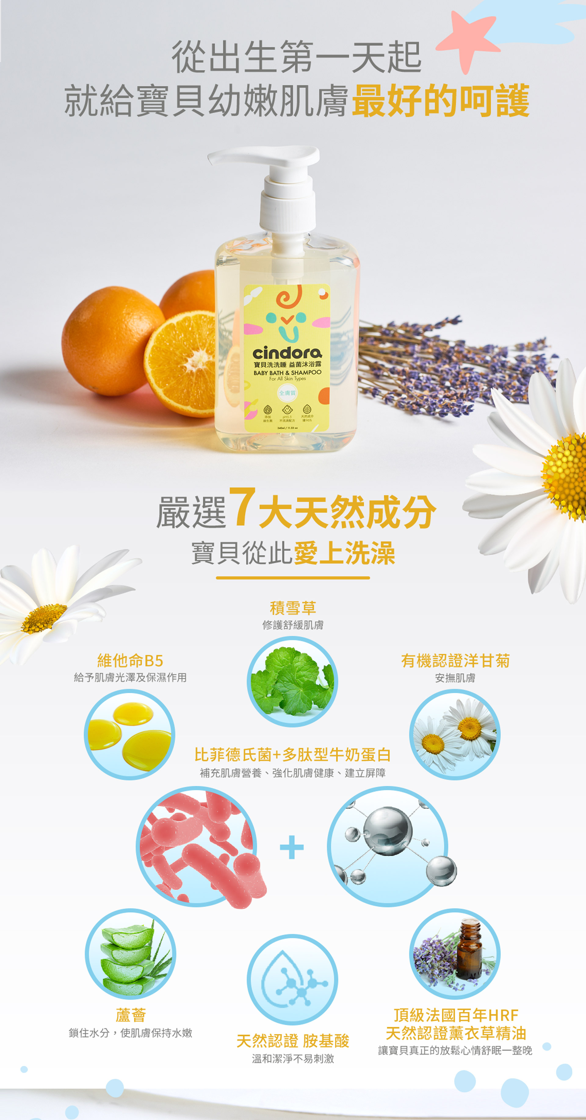 寶貝洗洗睡沐浴系列 洗髮沐浴2合1