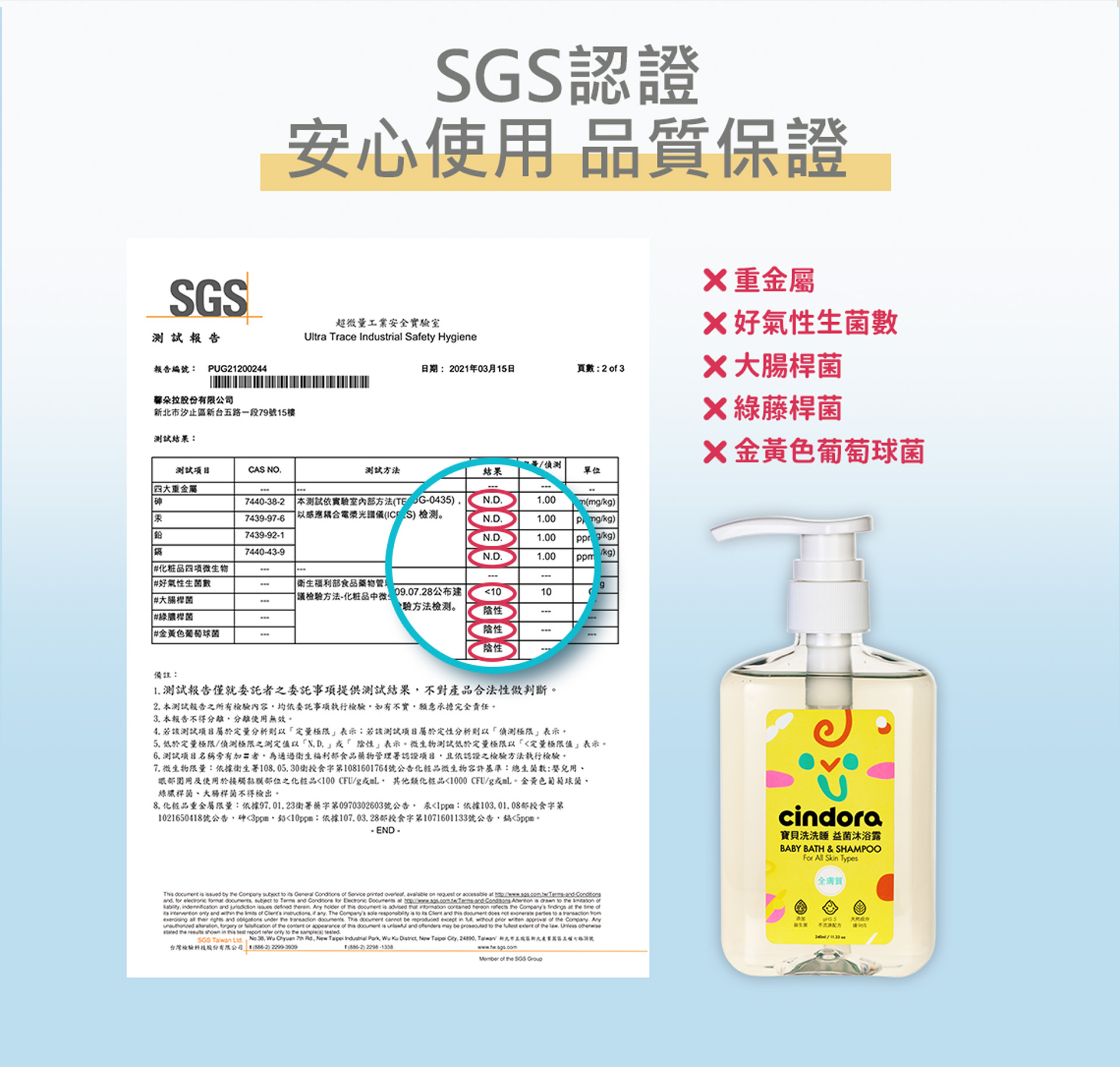 寶貝洗洗睡沐浴系列 洗髮沐浴2合1