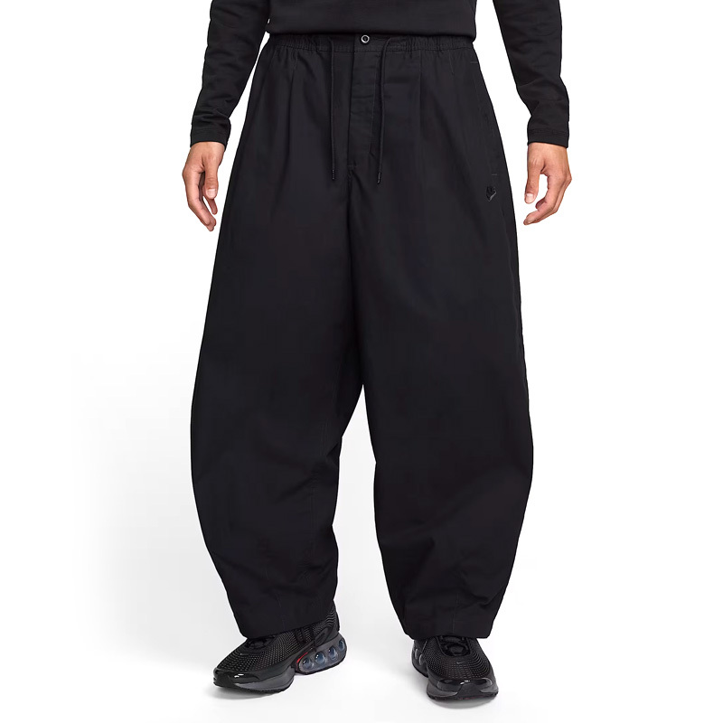 Nike NK Club Balloon Pant 氣球長褲 寬版 抽繩 黑 男款 HJ1974-010 [國內代購]