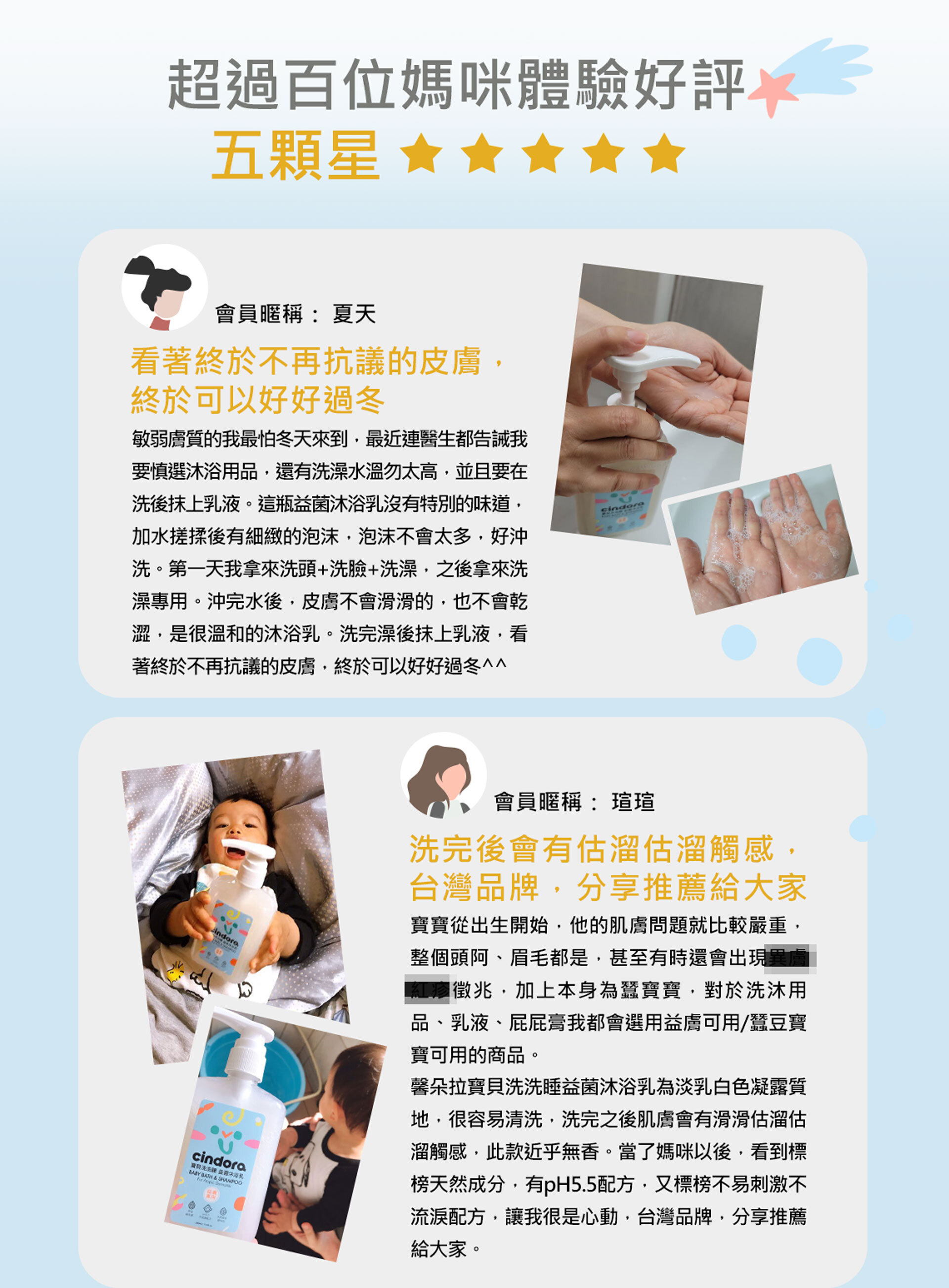 寶貝洗洗睡沐浴系列 洗髮沐浴2合1