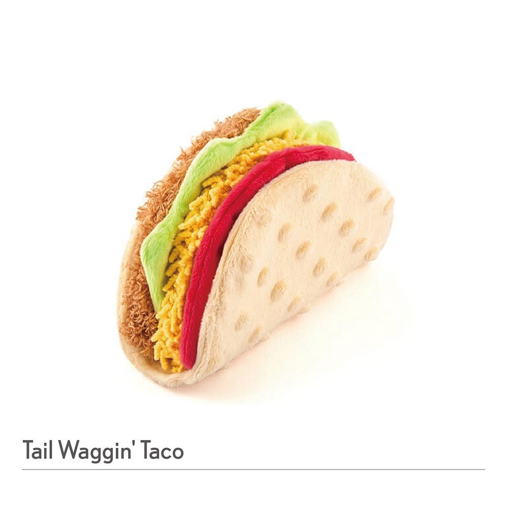 P.L.A.Y DOG PLUSH TOY - Tail Waggin' Taco