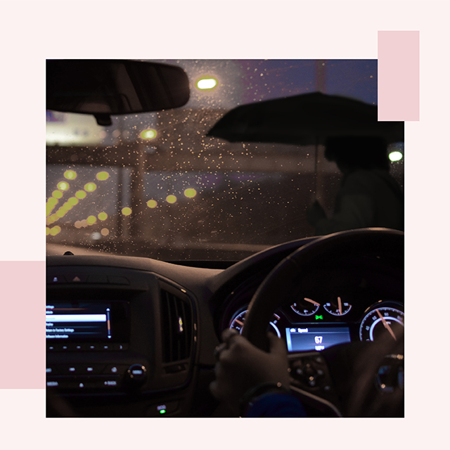 夜晚及雨天視線不佳