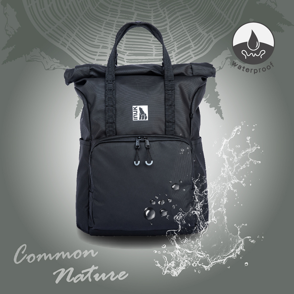 【INUK】全境防水 潮旅機能流浪大包 | Water_Shed Wanderer3_BK | 32L