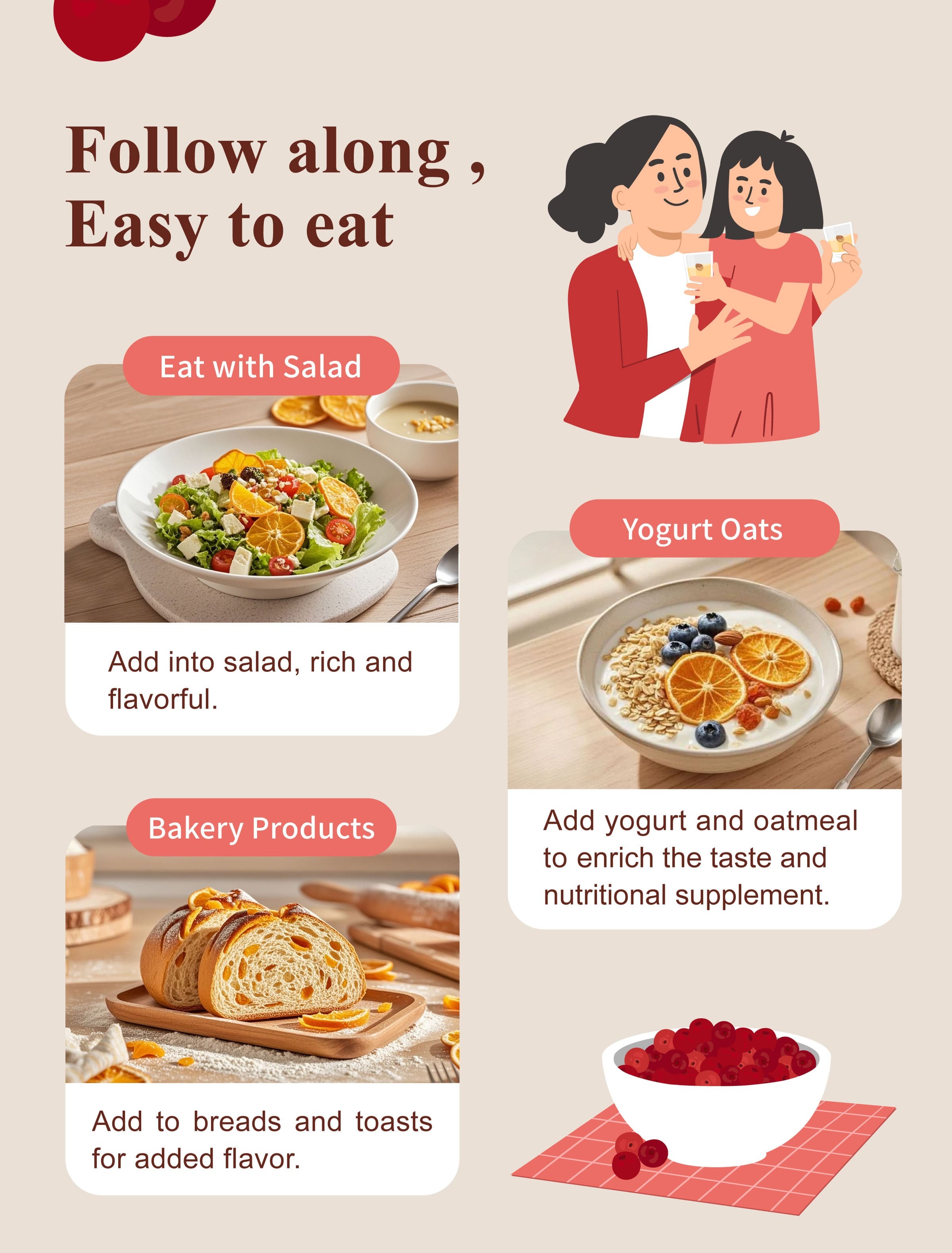 How to Use Dengyi Dried Cranberry