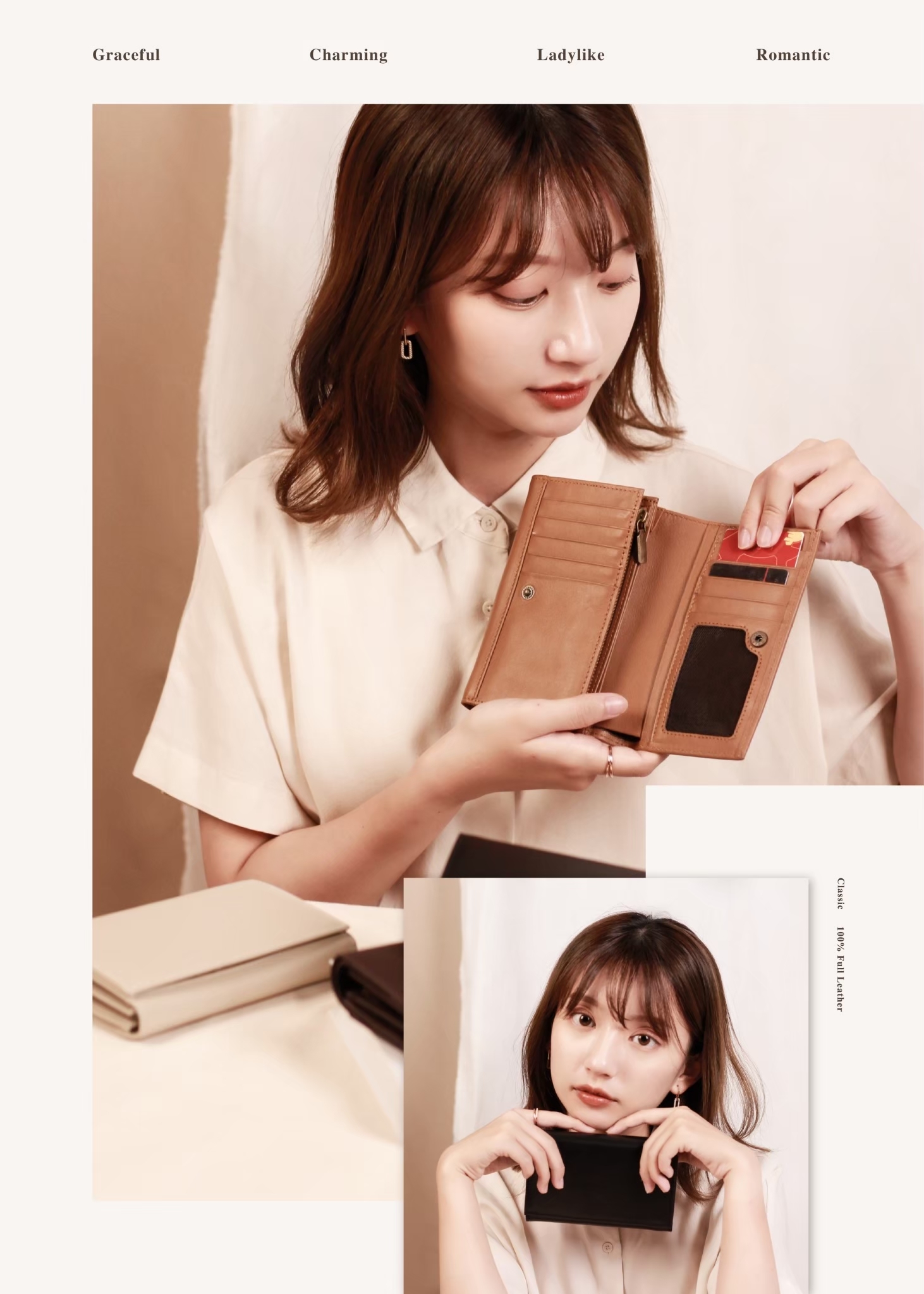 高效分類收納 9卡位與網紗層一次到位