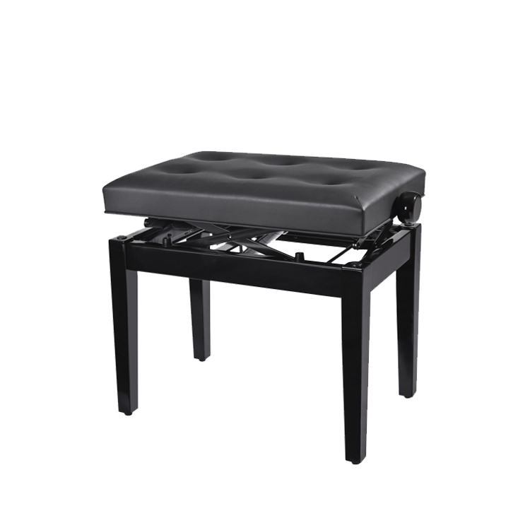 液壓 無段式 鋼琴升降椅 鈕扣椅面 QT101