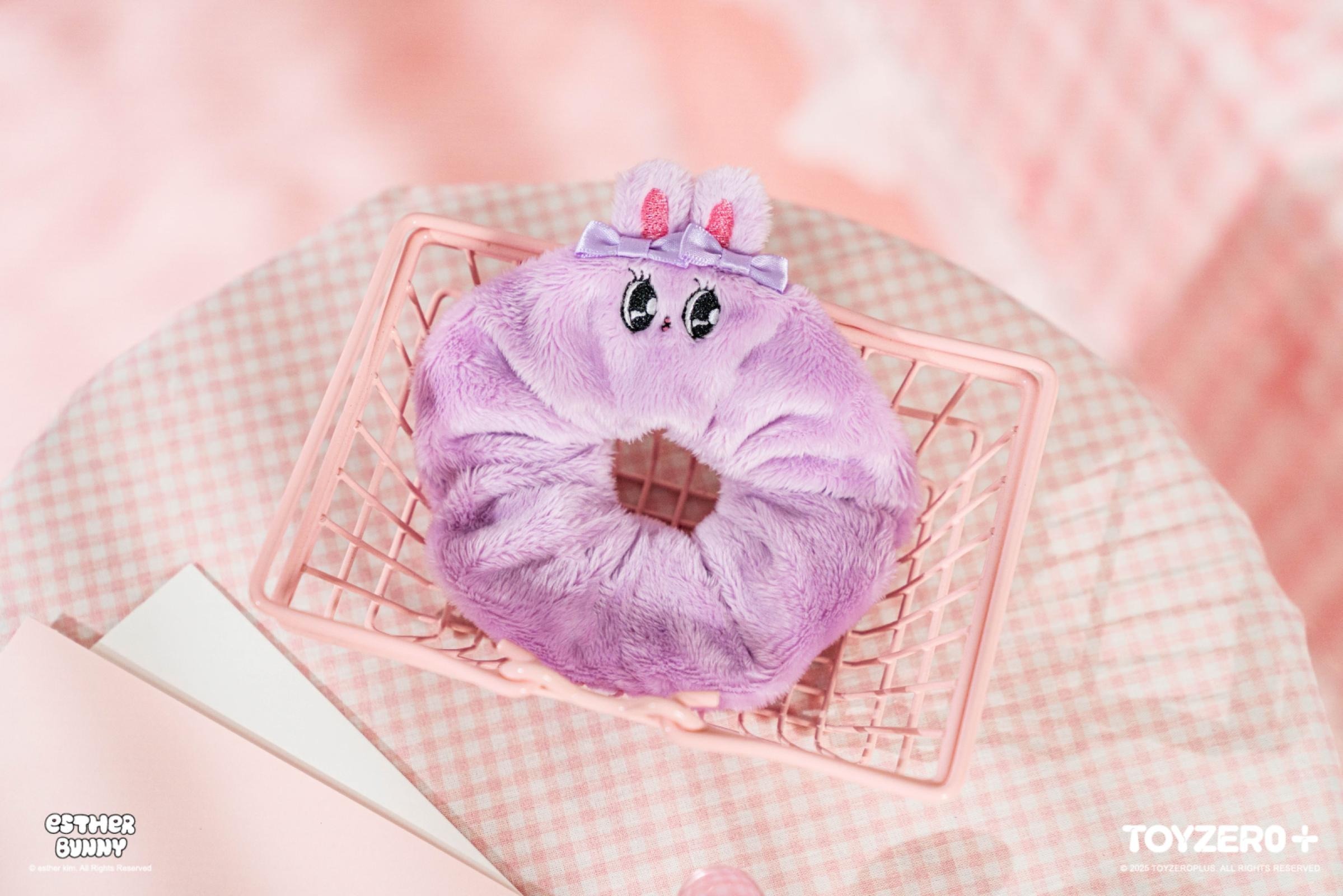 Esther Bunny艾絲樂小兔 - 毛絨髮圈 (Lavender Bunny)