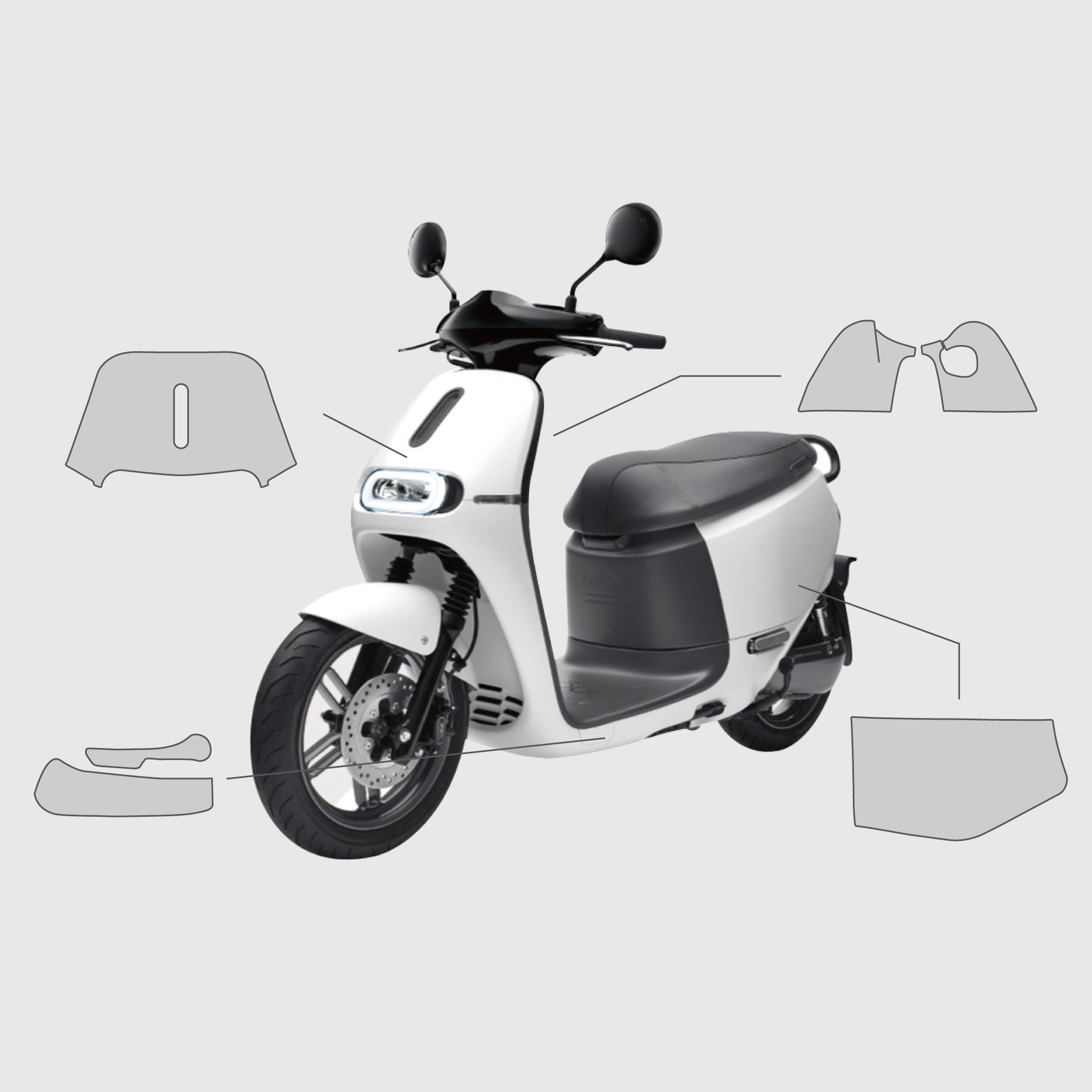 Gogoro 2｜3M頂級犀牛皮保護膜