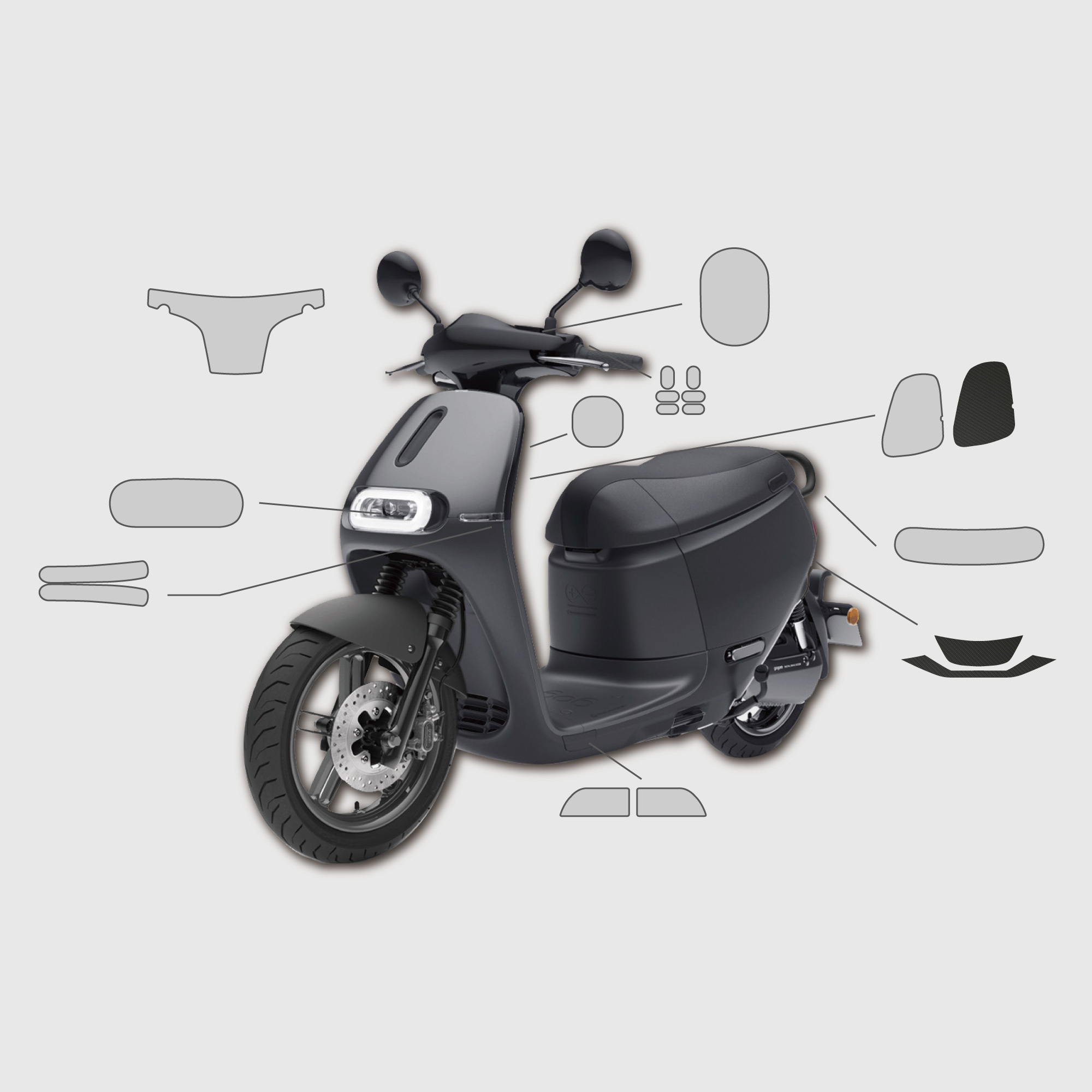 Gogoro 2｜3M頂級犀牛皮保護膜
