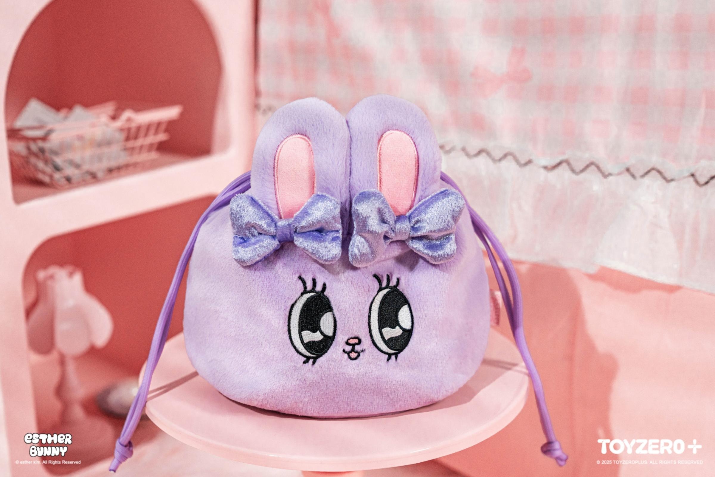 Esther Bunny艾絲樂小兔 - 束口袋 (Lavender Bunny)