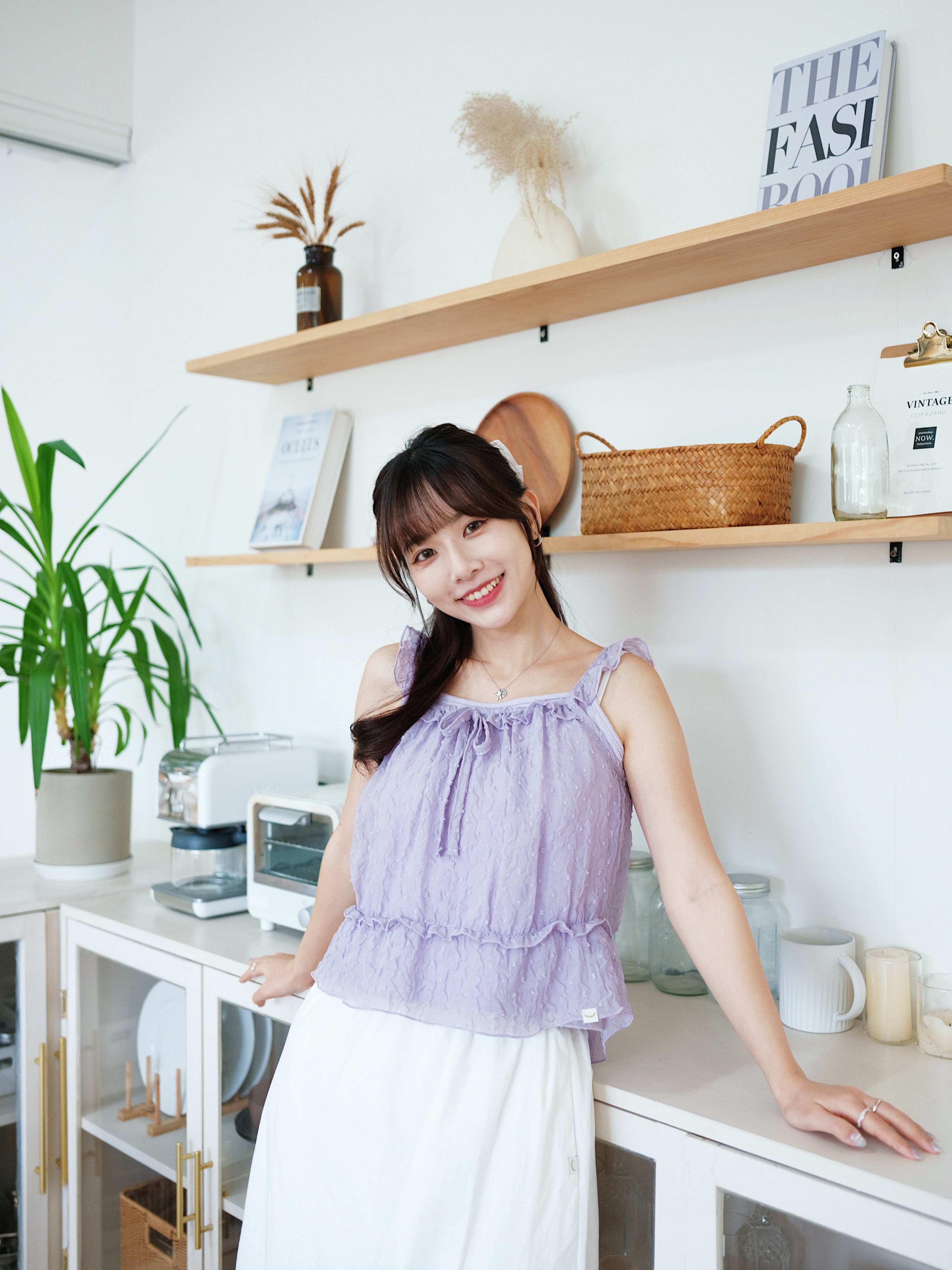 三色 / 水波紋立體小粒馬甲 / Ripple Plumetis Vest