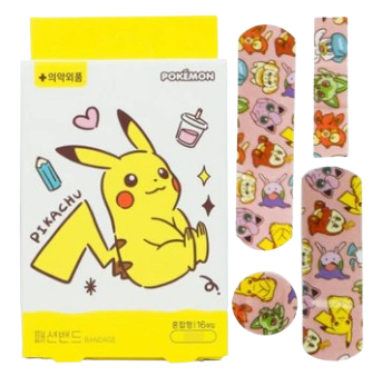 Nintendo 任天堂寵物小精靈兒童膠布（混合款）（ 16 片裝）