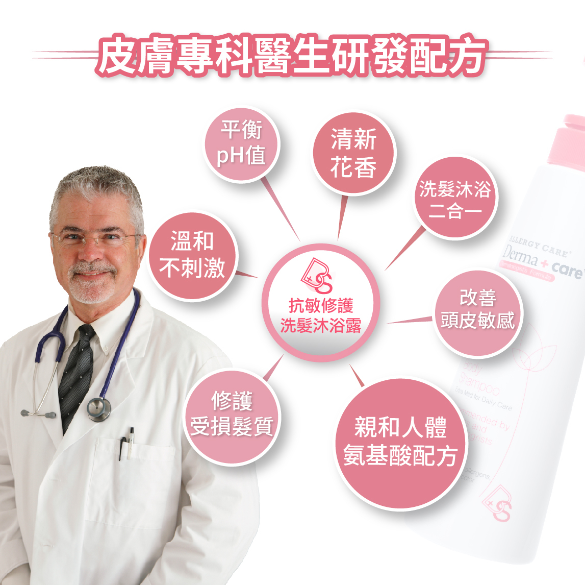 Derma+care BS 抗敏修護洗髪沐浴露 03