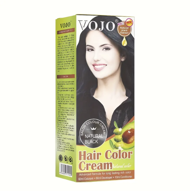 Hair Colour Cream (Natural Black)