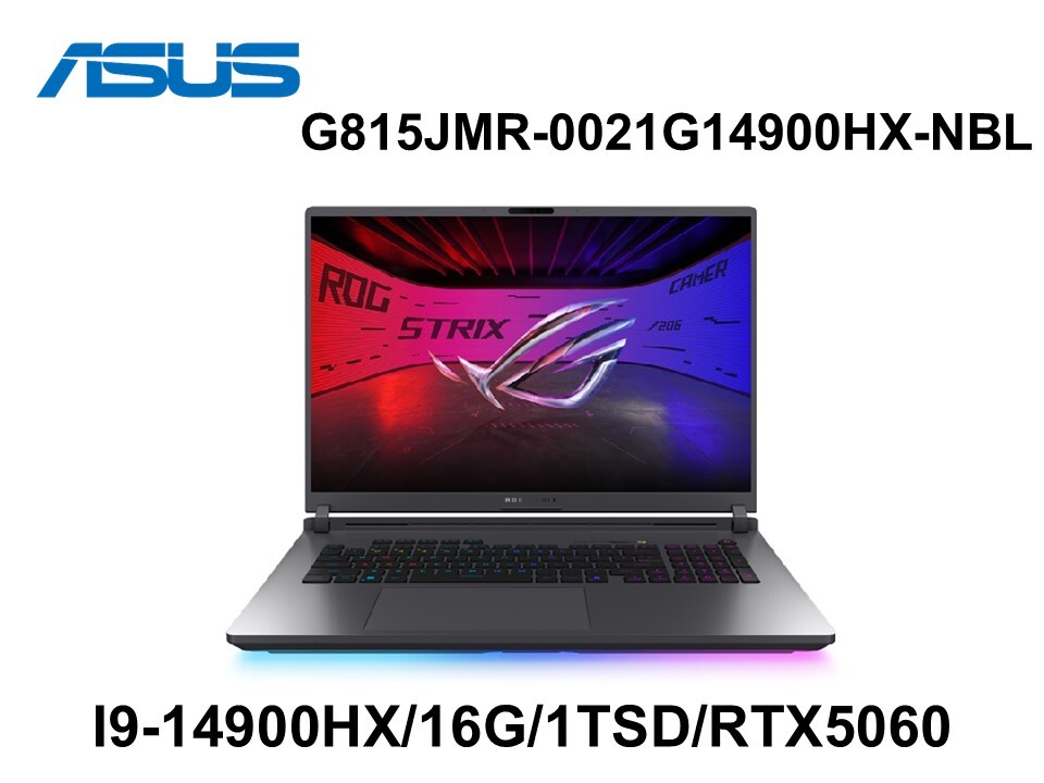 ASUS G815JMR-0021G14900HX-NBL 電光綠 18吋2.5K電競筆電